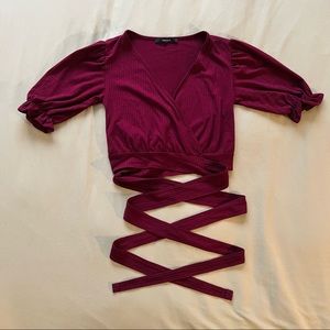 Wrap Around Blouse | Forever 21
